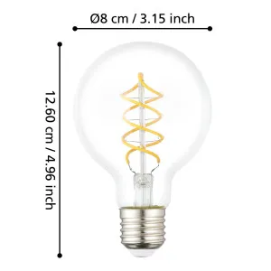 Eglo 7W E27 LED Clear Sphere Globe Warm White by Eglo, a LED Lighting for sale on Style Sourcebook