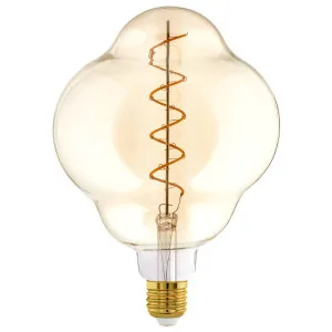 Eglo 4W E27 Dimmable LED Decorative Bubble Glass Globe Amber by Eglo, a LED Lighting for sale on Style Sourcebook