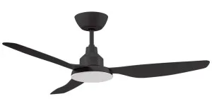 Ventair Glacier 48" DC Ceiling Fan with LED Light and Remote Black by Ventair, a Ceiling Fans for sale on Style Sourcebook