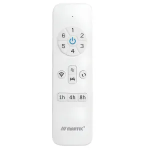 Martec Newport 56" DC Smart Ceiling Fan with WiFi Remote White by Martec, a Ceiling Fans for sale on Style Sourcebook