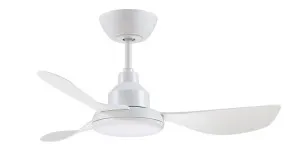 Ventair Glacier 36" DC Ceiling Fan with LED Light and Remote White by Ventair, a Ceiling Fans for sale on Style Sourcebook