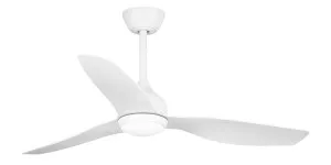 Claro Whisper 48" DC Ceiling Fan with LED Light & Remote White by Claro, a Ceiling Fans for sale on Style Sourcebook