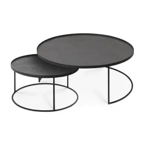 Ethnicraft Round Tray Coffee Table Set by null, a Coffee Table for sale on Style Sourcebook