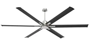Mercator Rhino II Oversized 84" Commercial DC Ceiling Fan with Remote Brushed Chrome by Mercator, a Ceiling Fans for sale on Style Sourcebook