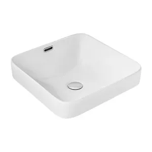 Carina Semi Inset Basin Ceramic 430X430 Gloss White by null, a Basins for sale on Style Sourcebook