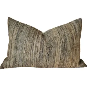 Avignon Hand Loomed Mulberry Silk Linen Texture 40x60cm Lumbar Cushion by null, a Cushions, Decorative Pillows for sale on Style Sourcebook