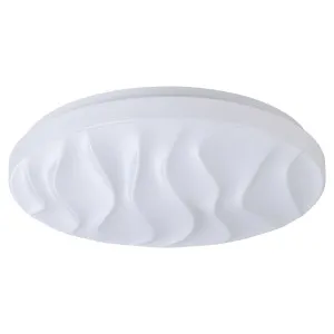 Eglo Wavey Tricolour LED Round Oyster Light Medium by Eglo, a LED Lighting for sale on Style Sourcebook