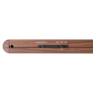 Eglo Climene 3 Compact Tricolour LED Linear Pendant Walnut by Eglo, a Pendant Lighting for sale on Style Sourcebook
