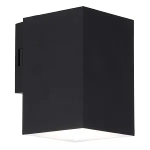 Telbix Lorsa Tricolour LED Exterior Wall Light Black by Telbix, a Outdoor Lighting for sale on Style Sourcebook
