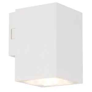 Telbix Lorsa Tricolour LED Exterior Wall Light White by Telbix, a Outdoor Lighting for sale on Style Sourcebook