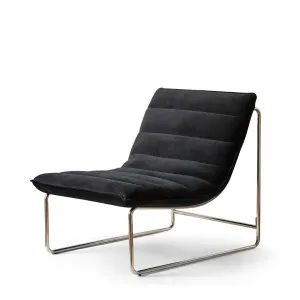 Frank Ribbed Occasional Chair - Black - Mocka by Mocka., a Beds & Bed Frames for sale on Style Sourcebook