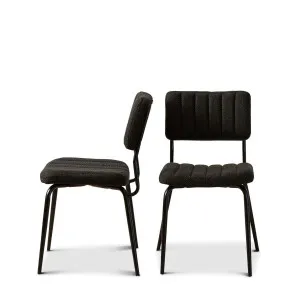 Louie Dining Chair - Set of Two - Black Boucle - Mocka by Mocka., a Dining Chairs for sale on Style Sourcebook