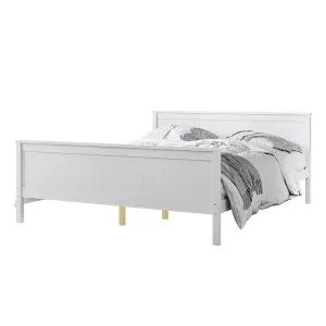 Tertia Solid Pine Timber Bed Frame by Luxo, a Beds & Bed Frames for sale on Style Sourcebook