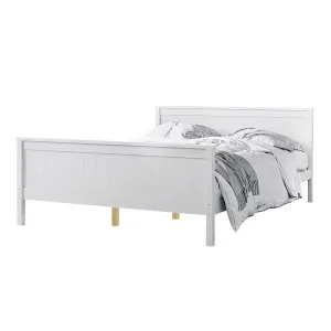 Tertia Solid Pine Timber Bed Frame by Luxo, a Beds & Bed Frames for sale on Style Sourcebook