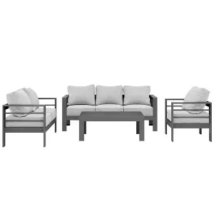 Luxo Bayo 6 Seater Aluminium Outdoor Furniture Set by Luxo Outdoors, a Outdoor Sofas for sale on Style Sourcebook