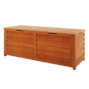 Luxo Eucalyptus Timber Outdoor Storage Box by Luxo Outdoors, a Outdoor Furniture for sale on Style Sourcebook