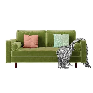 Sollia 3 Seater Velvet Sofa by Luxo, a Sofas for sale on Style Sourcebook