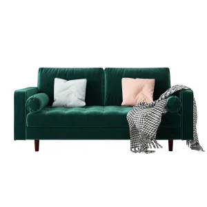 Sollia 3 Seater Velvet Sofa by Luxo, a Sofas for sale on Style Sourcebook