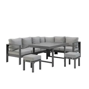 Portland Outdoor Corner Sofa Lounge with Footstools by Luxo Outdoors, a Outdoor Dining Sets for sale on Style Sourcebook