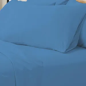 Valeria 1000TC Ultra Soft Bed Sheet Set - Blue by Luxo, a Sheets for sale on Style Sourcebook