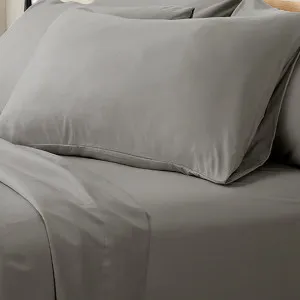 Valeria 1000TC Ultra Soft Bed Sheet Set - Grey by Luxo, a Sheets for sale on Style Sourcebook