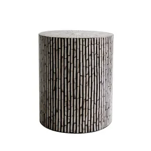 Ivo 38cm Mother of Pearl Inlay Side Table by Luxo Home Decor, a Side Table for sale on Style Sourcebook