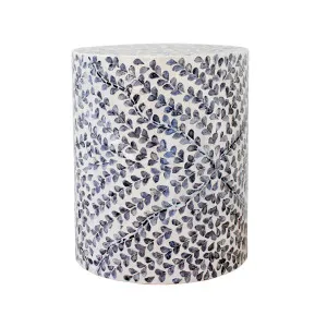 Lulu Mother of Pearl Inlay Side Table by Luxo Home Decor, a Side Table for sale on Style Sourcebook