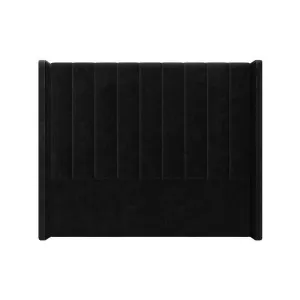 Fulvia Upholstered Velvet Headboard - Ink by Luxo, a Bed Heads for sale on Style Sourcebook
