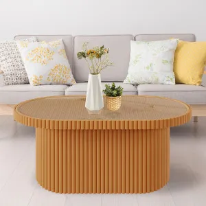 Olive Natural Rattan Centre Coffee Table - Honey by Luxo, a Coffee Table for sale on Style Sourcebook