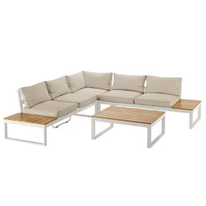 Rosa 5 Seater Outdoor Corner Sofa Lounge with Coffee Table by Luxo Outdoors, a Outdoor Sofas for sale on Style Sourcebook