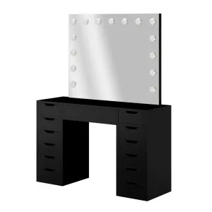 Jenna Hollywood LED Mirror Dressing Table by Luxo, a Dressing Tables for sale on Style Sourcebook