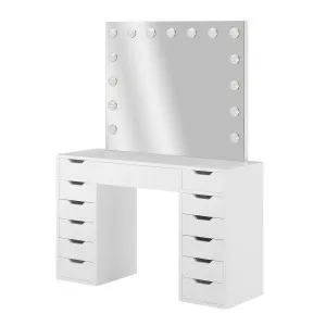 Jenna Hollywood LED Mirror Dressing Table by Luxo, a Dressing Tables for sale on Style Sourcebook