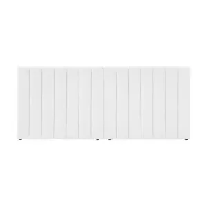 Aquila Bouclé Extra Wide Upholstered Headboard - White Cream by Luxo, a Bed Heads for sale on Style Sourcebook