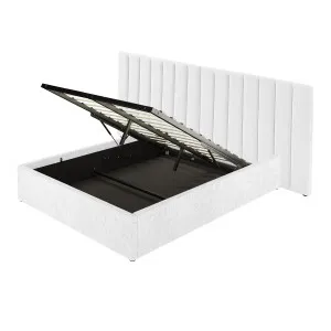Aquila Headboard & Fabia Bed Base Package - White Cream by Luxo, a Beds & Bed Frames for sale on Style Sourcebook