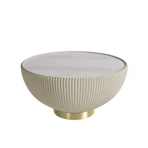 Glalie 70cm Sintered Stone Coffee Table by Luxo, a Coffee Table for sale on Style Sourcebook