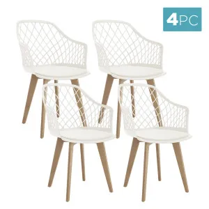 Caesar Beech Wood Dining Chair (Set of 4) by Luxo, a Dining Chairs for sale on Style Sourcebook
