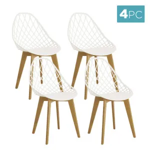Jonah Beech Wood Dining Chair(Set of 4) by Luxo, a Dining Chairs for sale on Style Sourcebook