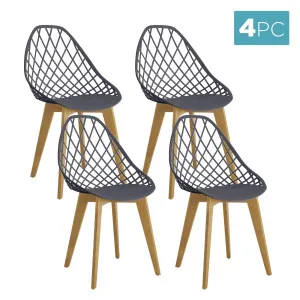 Jonah Beech Wood Dining Chair(Set of 4) by Luxo, a Dining Chairs for sale on Style Sourcebook