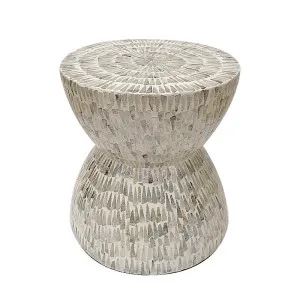 Baylor 40cm Mother of Pearl Inlay Coffee Table by Luxo Home Decor, a Coffee Table for sale on Style Sourcebook