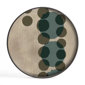 Ethnicraft Layered Dots Glass Tray by null, a Trays for sale on Style Sourcebook