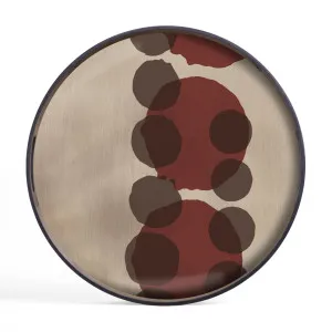 Ethnicraft Layered Dots Glass Tray by null, a Trays for sale on Style Sourcebook