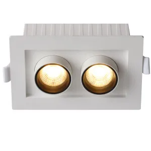 Telbix Tilda 2 Light LED Ceiling Spotlight with Adjustable Cylindrical Heads White by Telbix, a LED Lighting for sale on Style Sourcebook