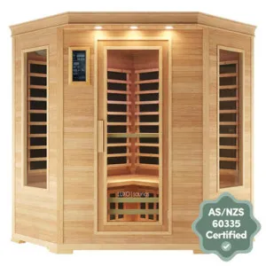 Taavi 4 Person Corner Infrared Home Sauna by Luxo Saunas, a Saunas for sale on Style Sourcebook