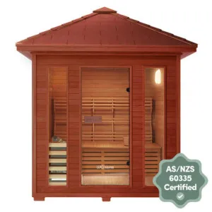 Kivi 4 Person Traditional Finnish Outdoor Sauna by Luxo Saunas, a Saunas for sale on Style Sourcebook
