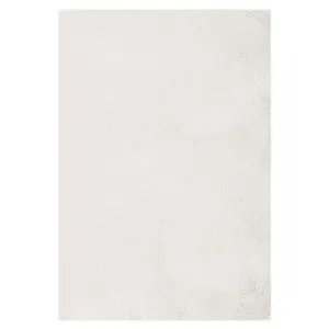 Azaliya Faux Rabbit Fur Floor Rug - White Cream by Luxo, a Contemporary Rugs for sale on Style Sourcebook