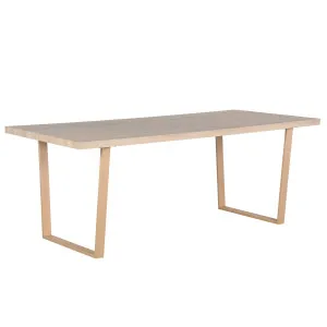 Oregon 200cm Industrial Dining Table - Natural by Luxo, a Dining Tables for sale on Style Sourcebook