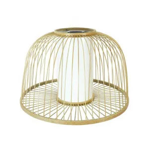 Hayley 40cm Bamboo Lamp Shade in Natural by Luxo Home Decor, a Lighting for sale on Style Sourcebook