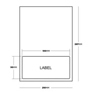 Luxelabel Matte Integrated A4 Label Paper by Luxo, a Study for sale on Style Sourcebook