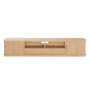 Eddie 200cm American Oak Entertainment Unit - Natural by Luxo, a Entertainment Units & TV Stands for sale on Style Sourcebook