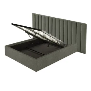 Aquila Headboard & Fabia Bed Base Package - Green by Luxo, a Beds & Bed Frames for sale on Style Sourcebook